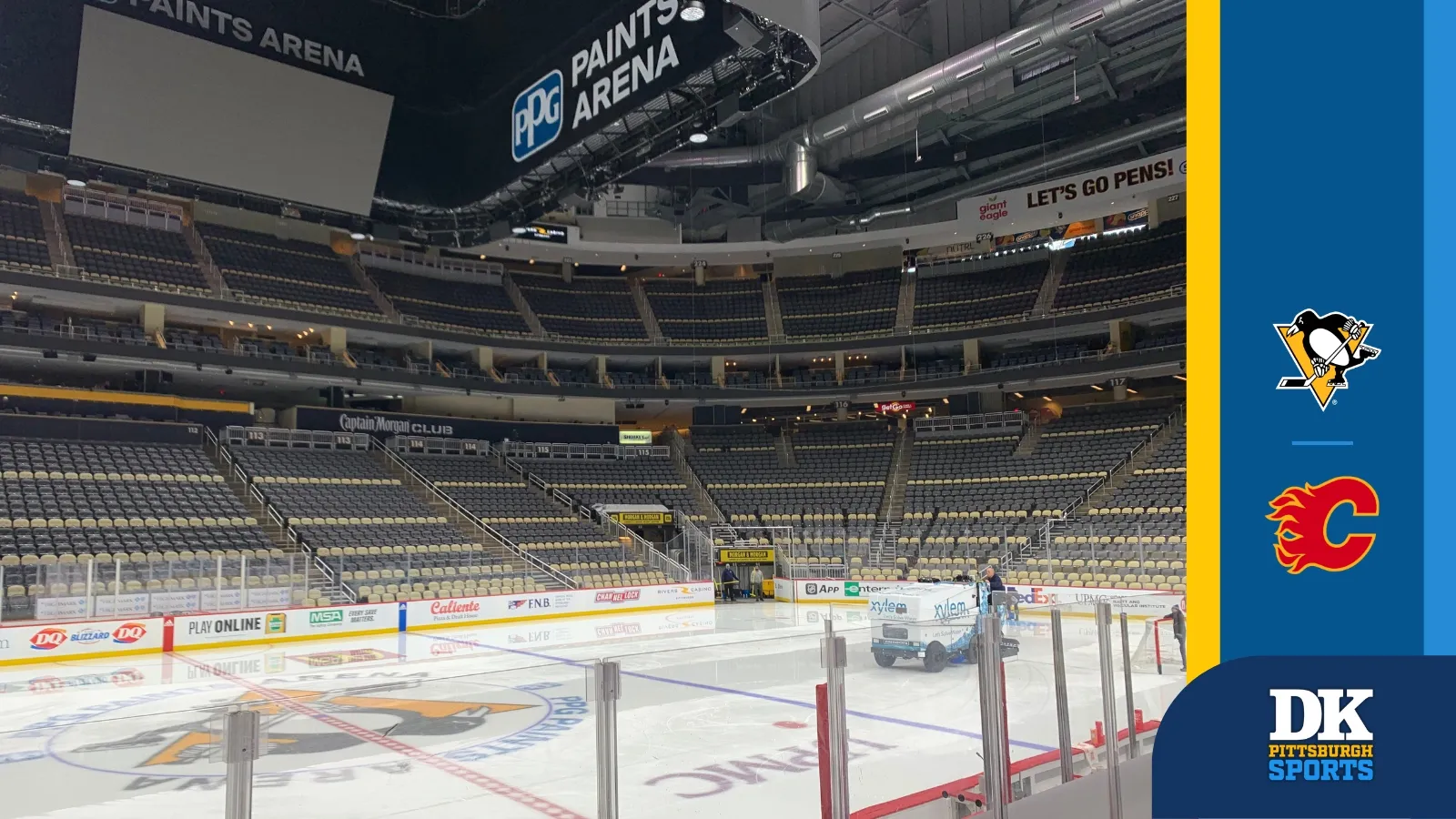 Final: Penguins 6, Flames 2 taken at PPG Paints Arena (Live coverage). Photo by TAYLOR HAASE / DKPS